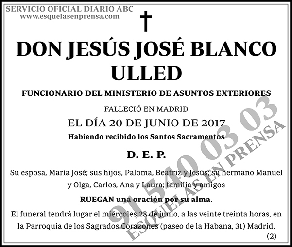 Jesús José Blanco Ulled